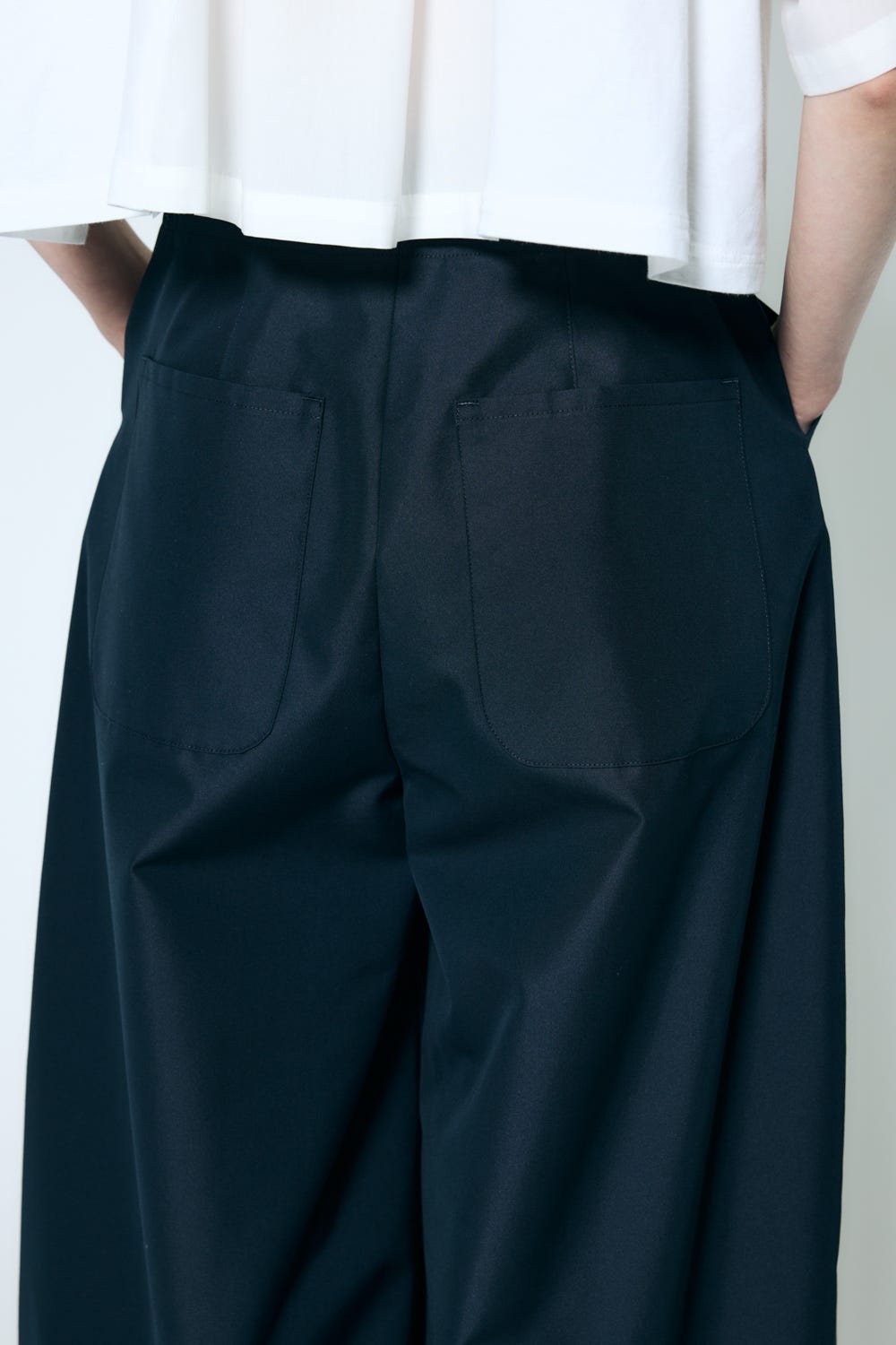 oval wide pants Space M
