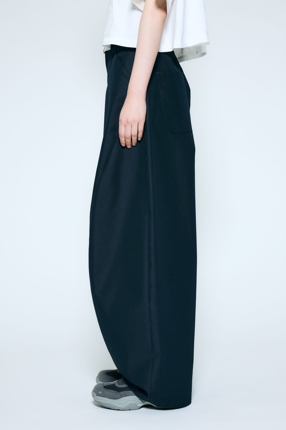 oval wide pants Space M