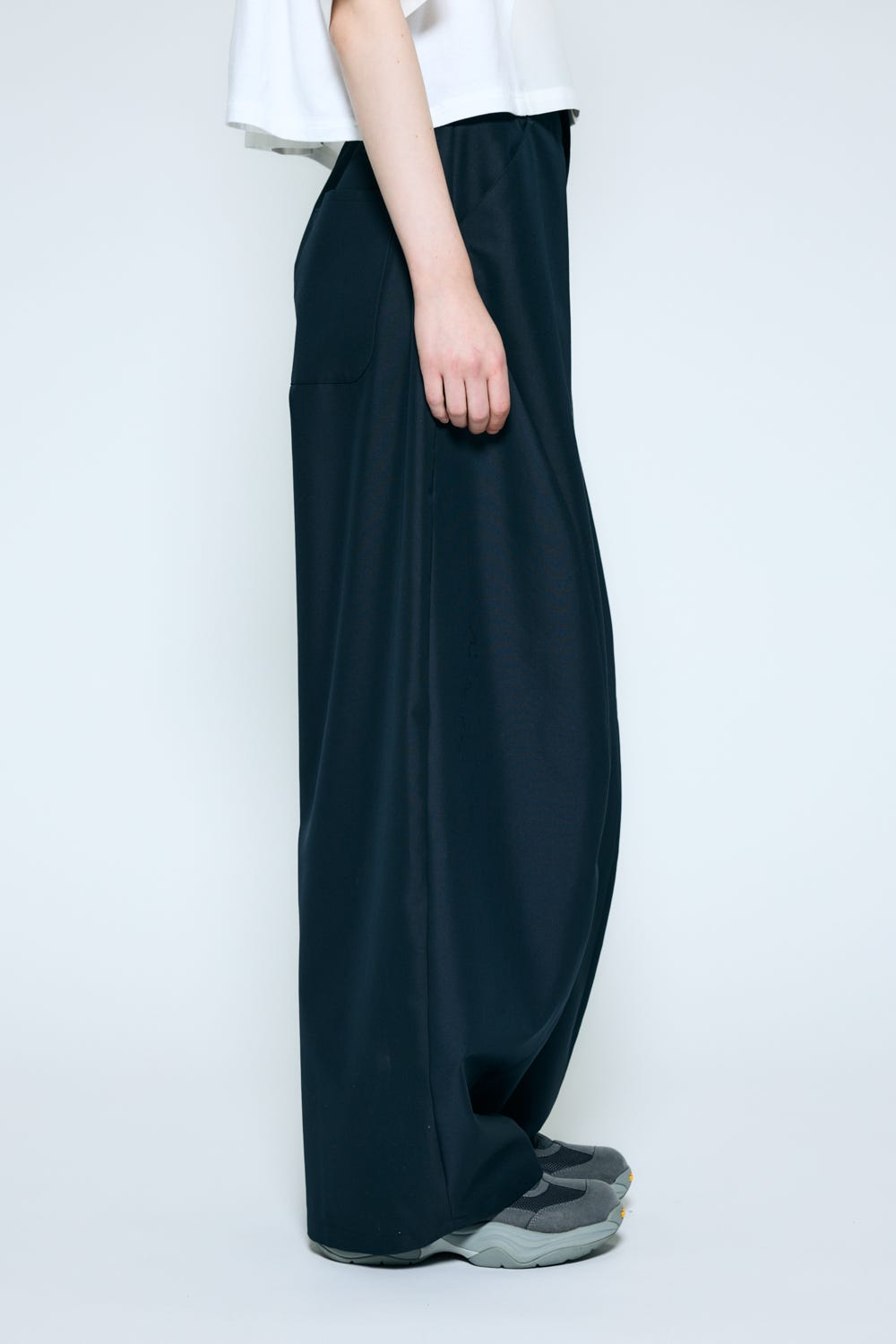 oval wide pants Space M