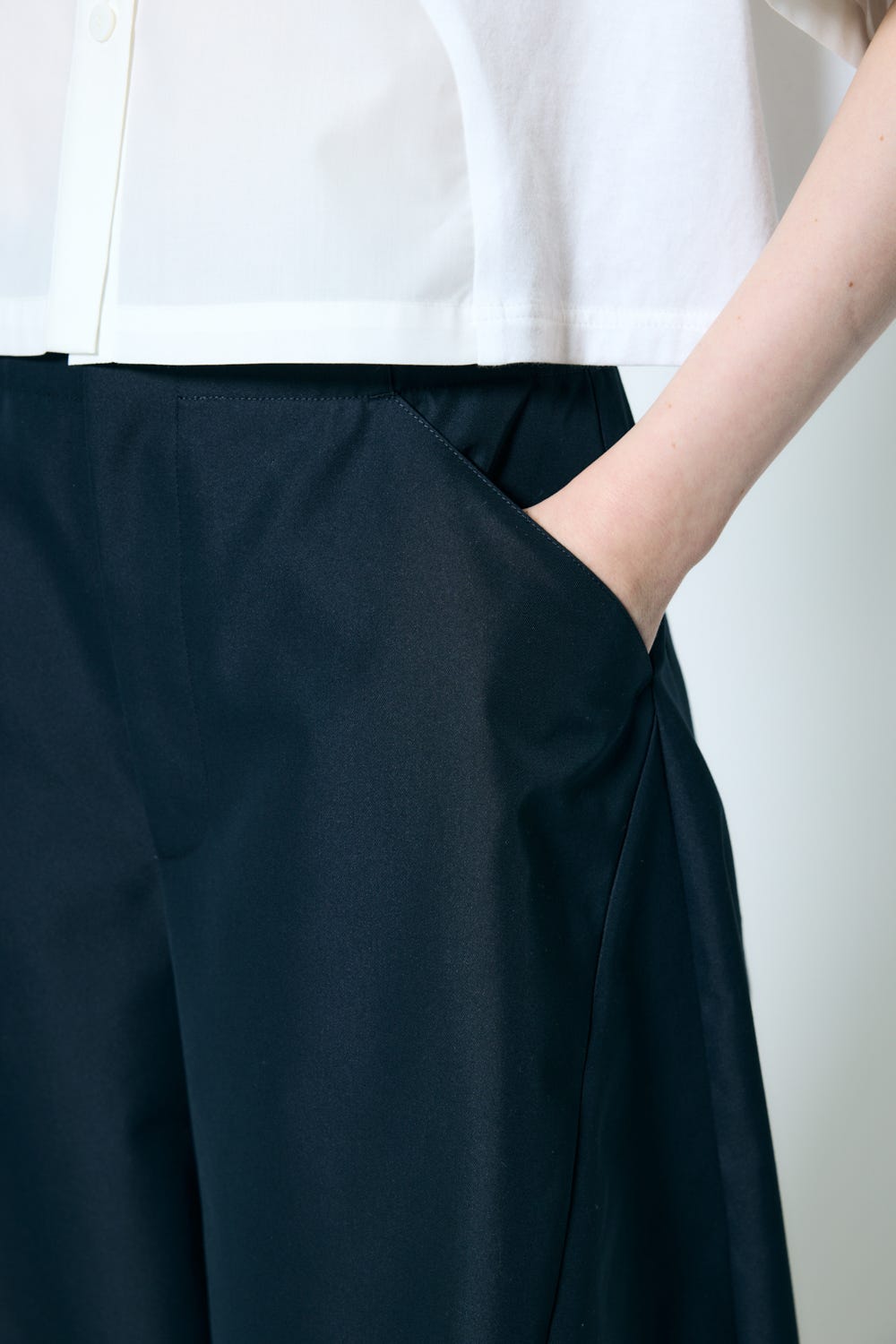 oval wide pants Space M