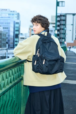 ナゴンスタンス　バックタイハット　サンド　新品未使用 bag|någonstans official online store｜ナゴンスタンス公式通販