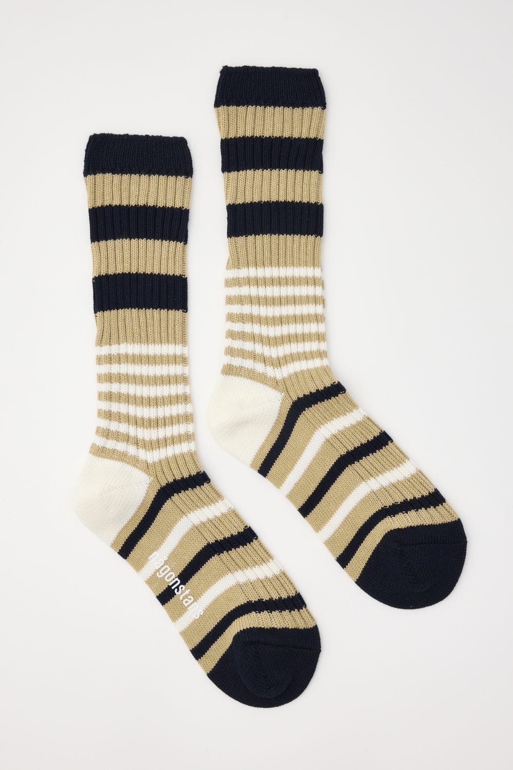border socks Sand M