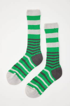 border socks｜M｜Zucchini｜accessory｜någonstans official online