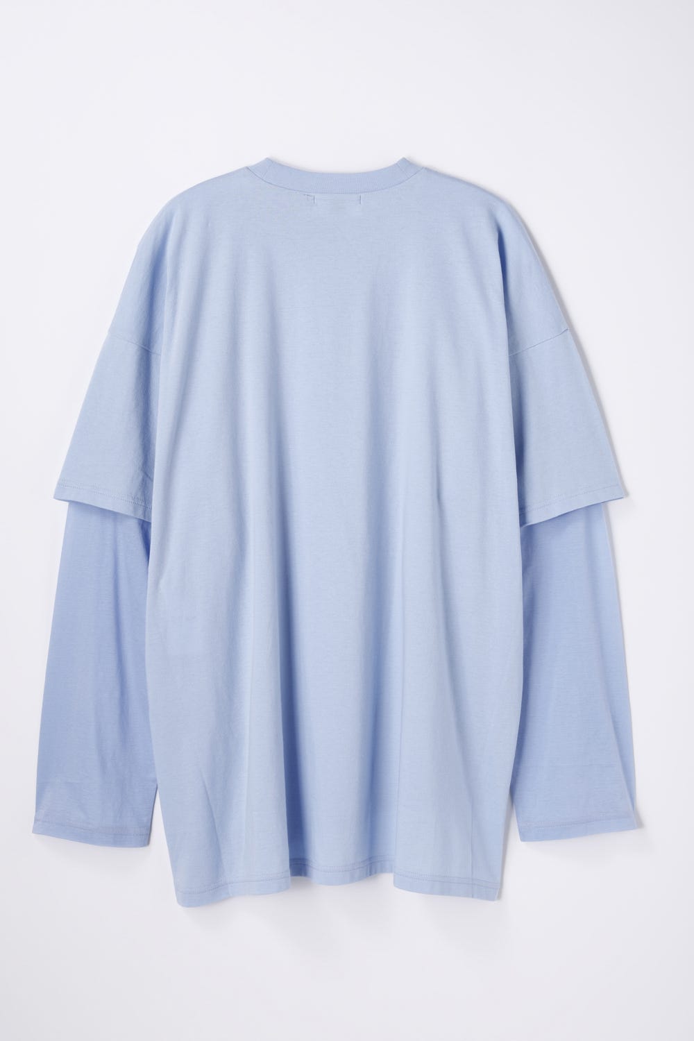 layered sheer long-sleeves t-shirt Water M
