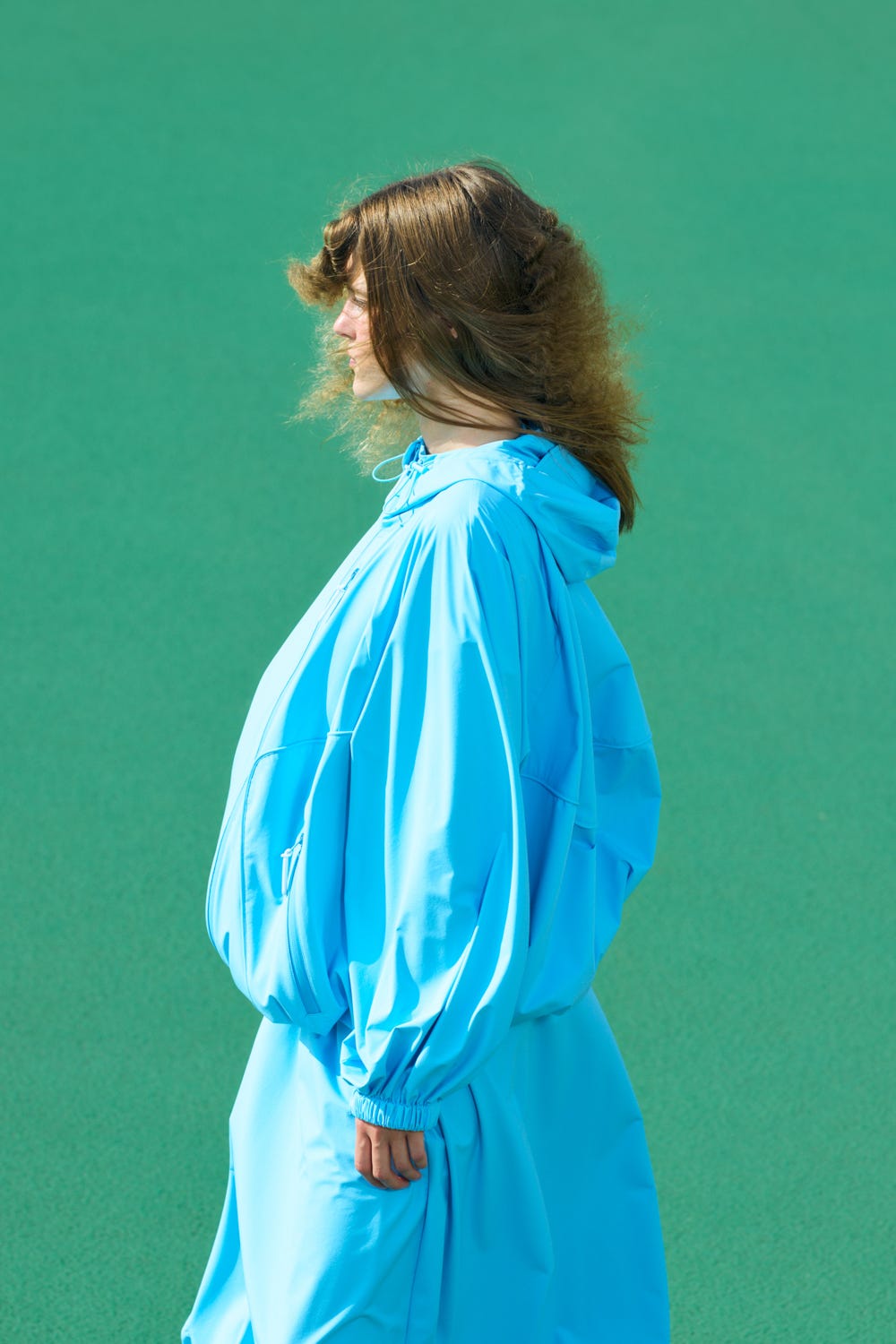 hoodie balloon blouson Water M