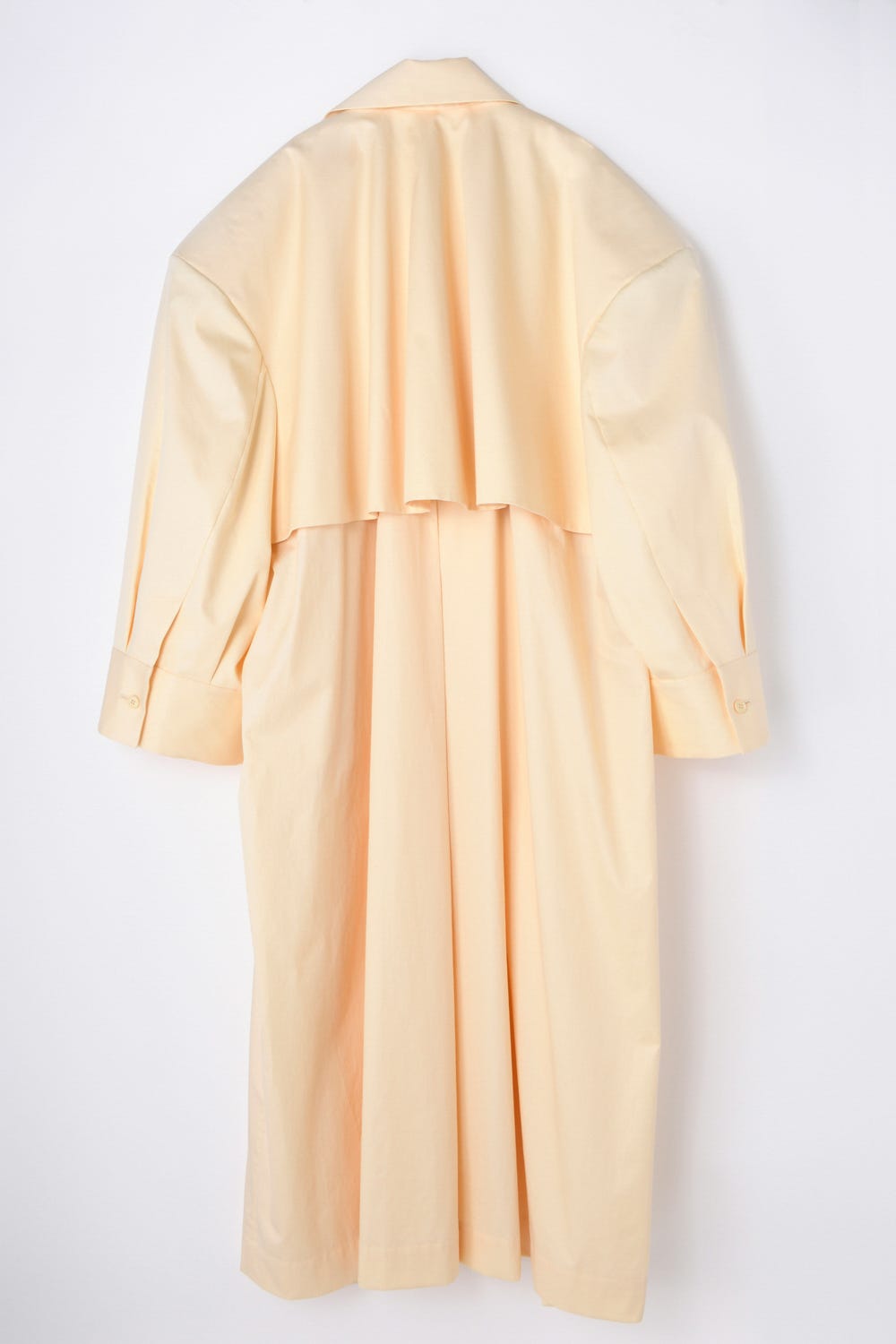 over-flare trench coat Nude M