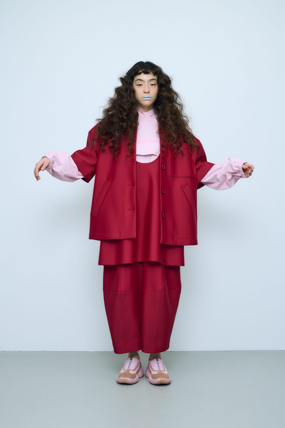 half-sleeves bench jacket Beets M