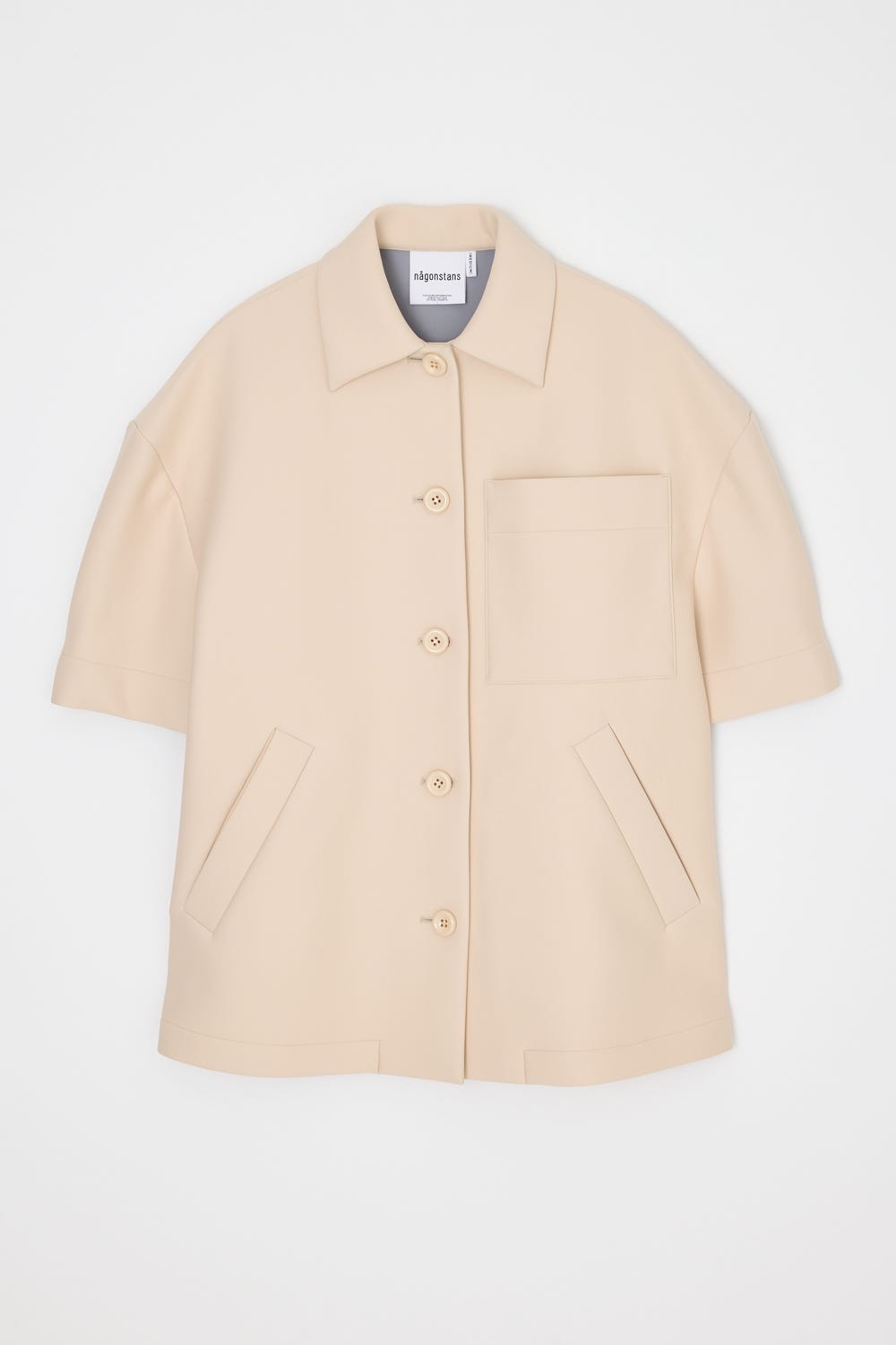 half-sleeves bench jacket Nude M