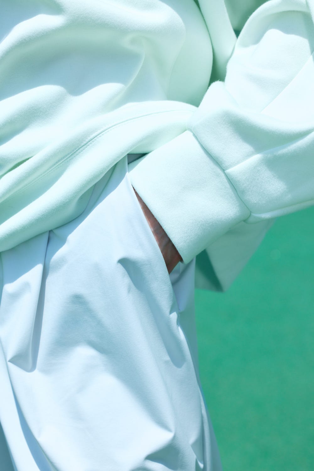 wide cocoon parachute pants Salt S