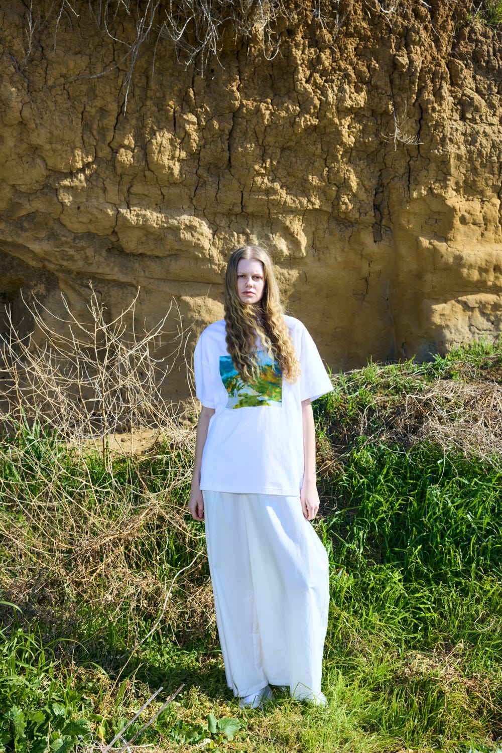 tuck wide pants Salt S