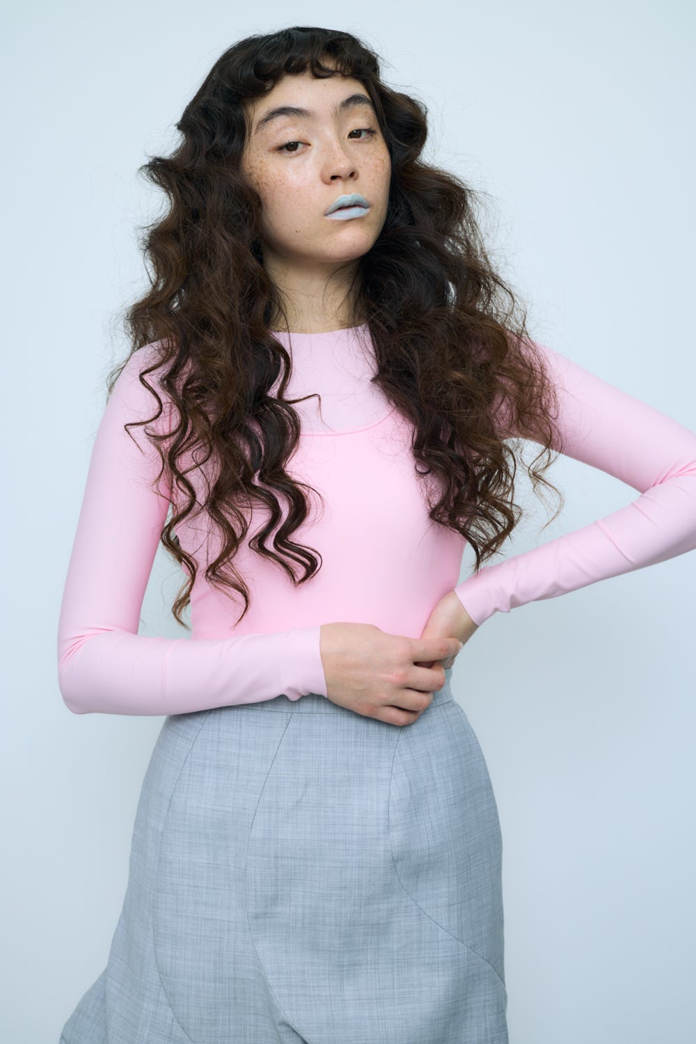 long-sleeves Peach M