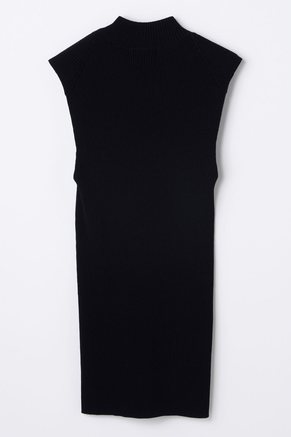 hi-neck tank -top Black M