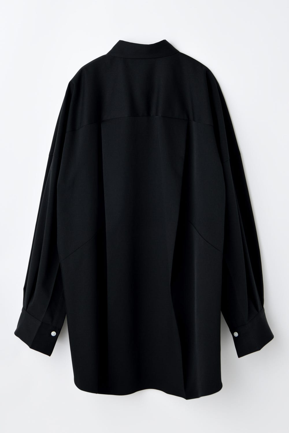 loose center crease shirt Black M