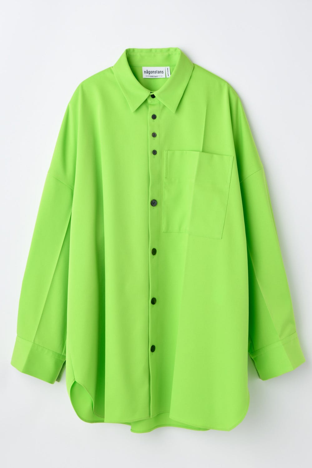 loose center crease shirt Avocado M