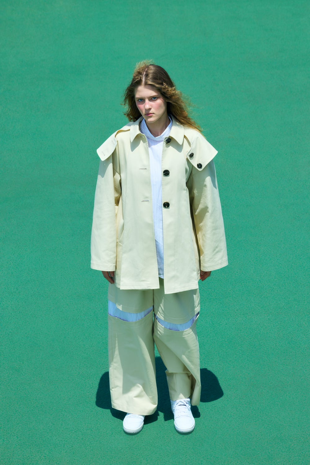 circle　coat Sand S