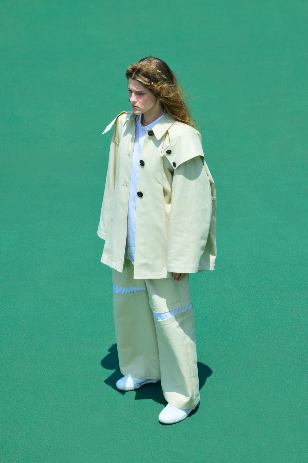 circle　coat Sand S