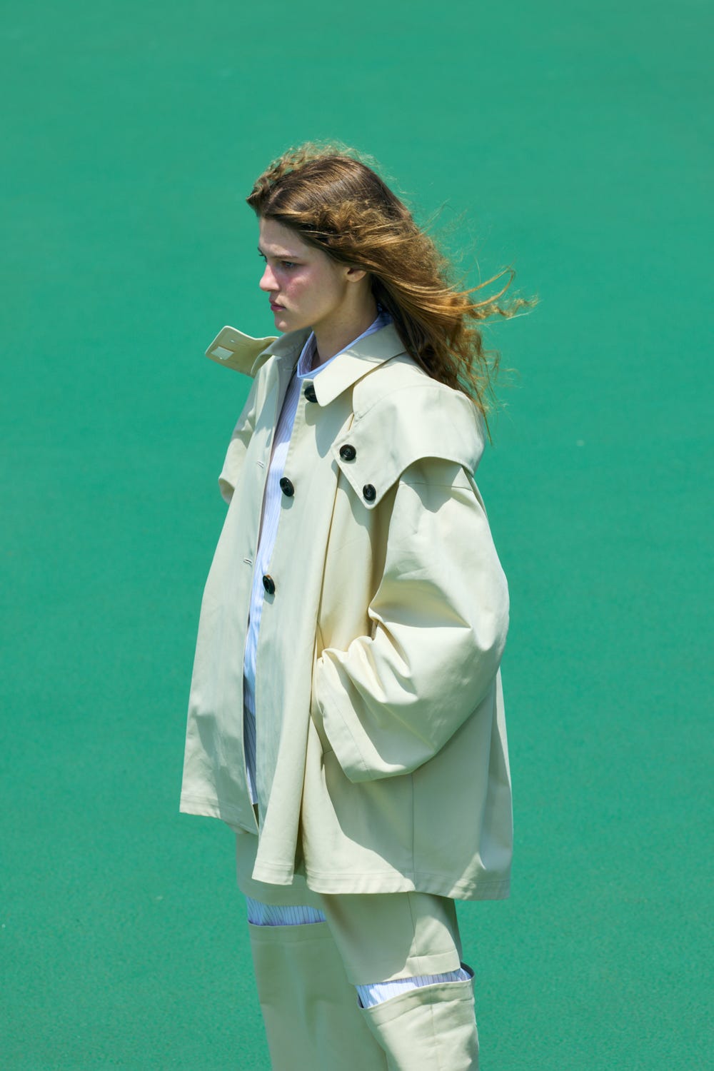 circle　coat Sand S