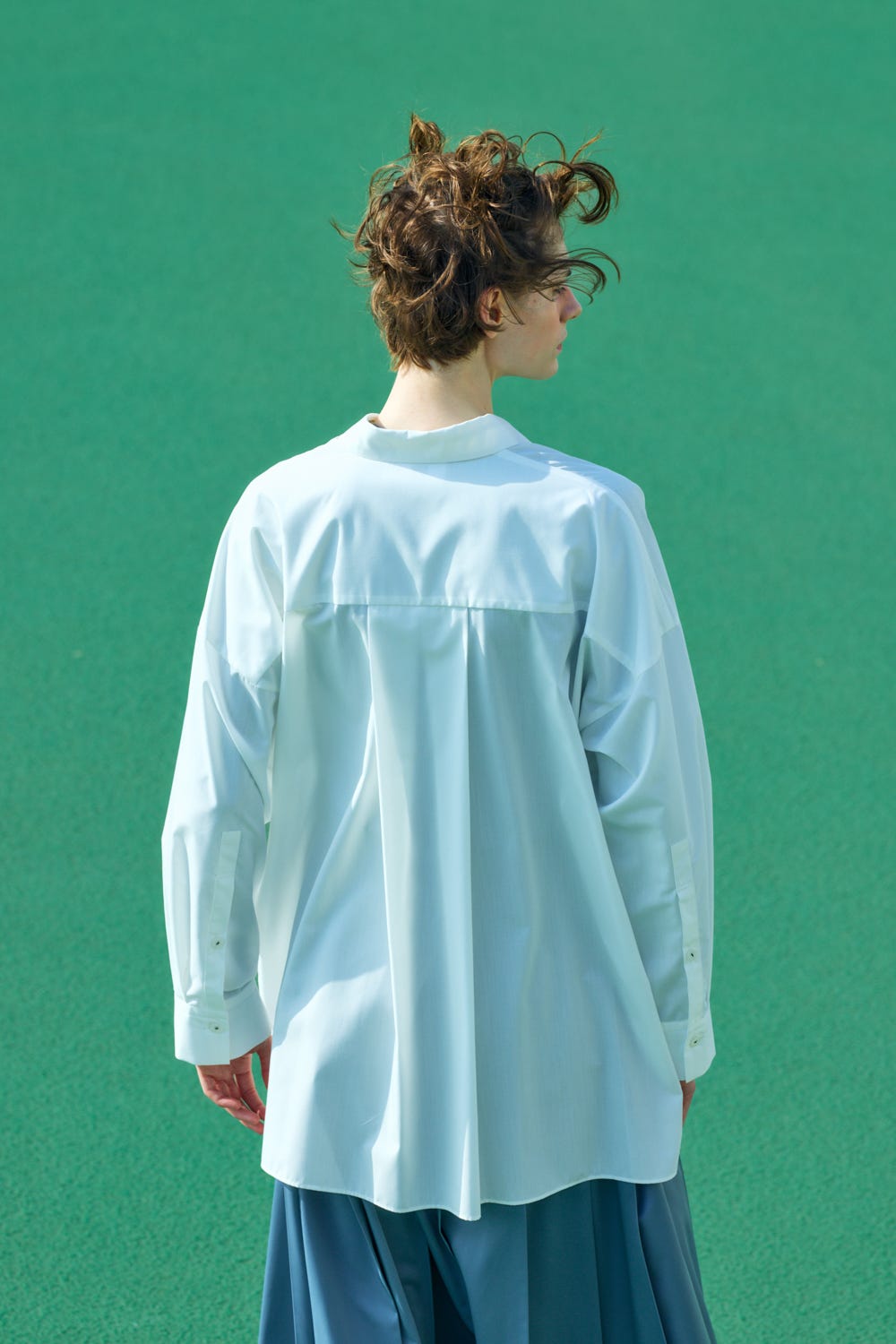 layered‐front shirt Salt M