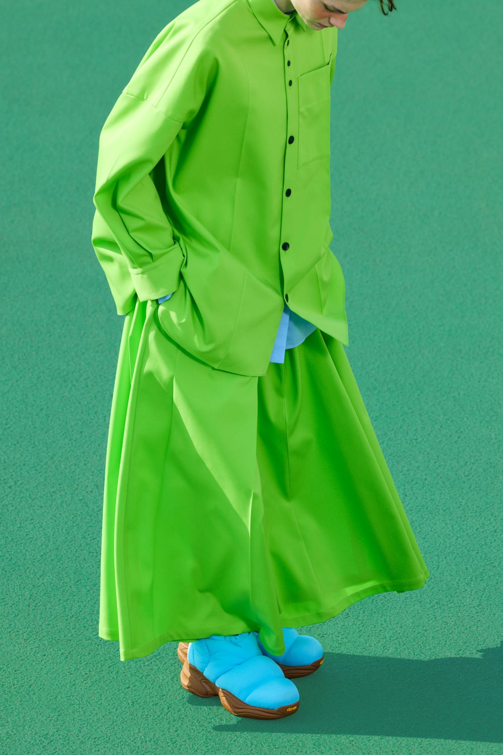 apex line skirt Avocado M