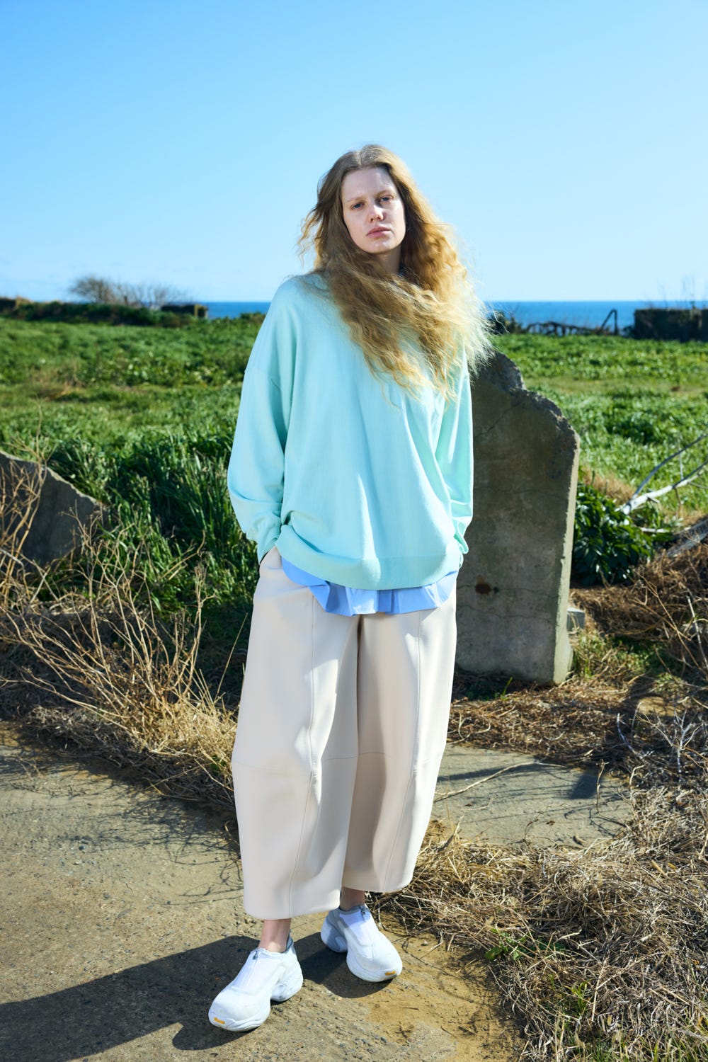 rocky surface pants Nude M