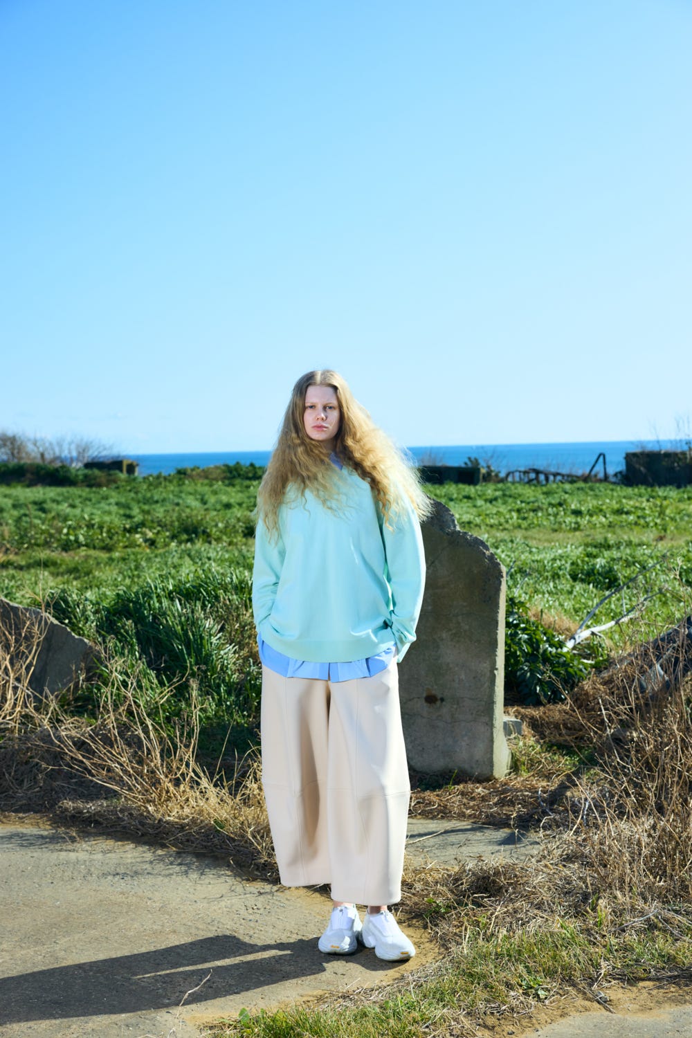 rocky surface pants Nude M