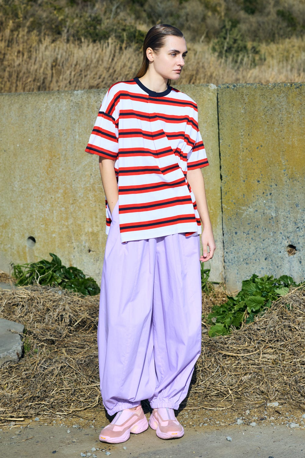 balloon pants Lilac S