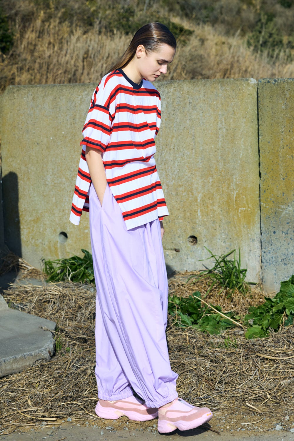 balloon pants Lilac S