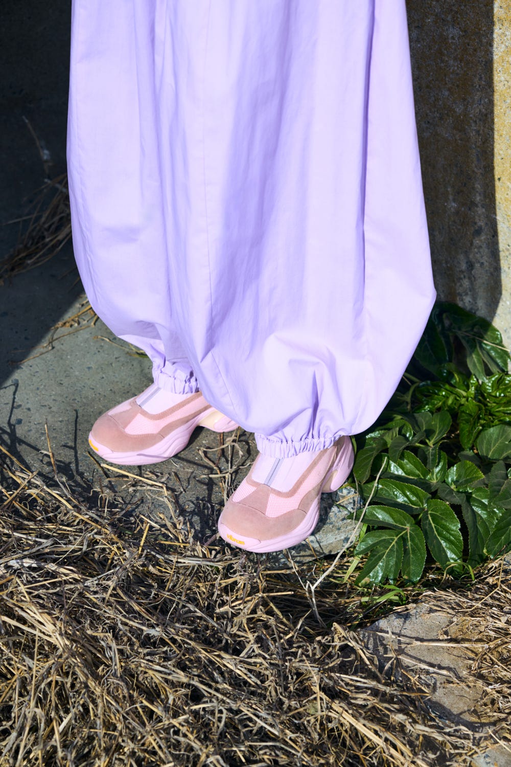 balloon pants Lilac S