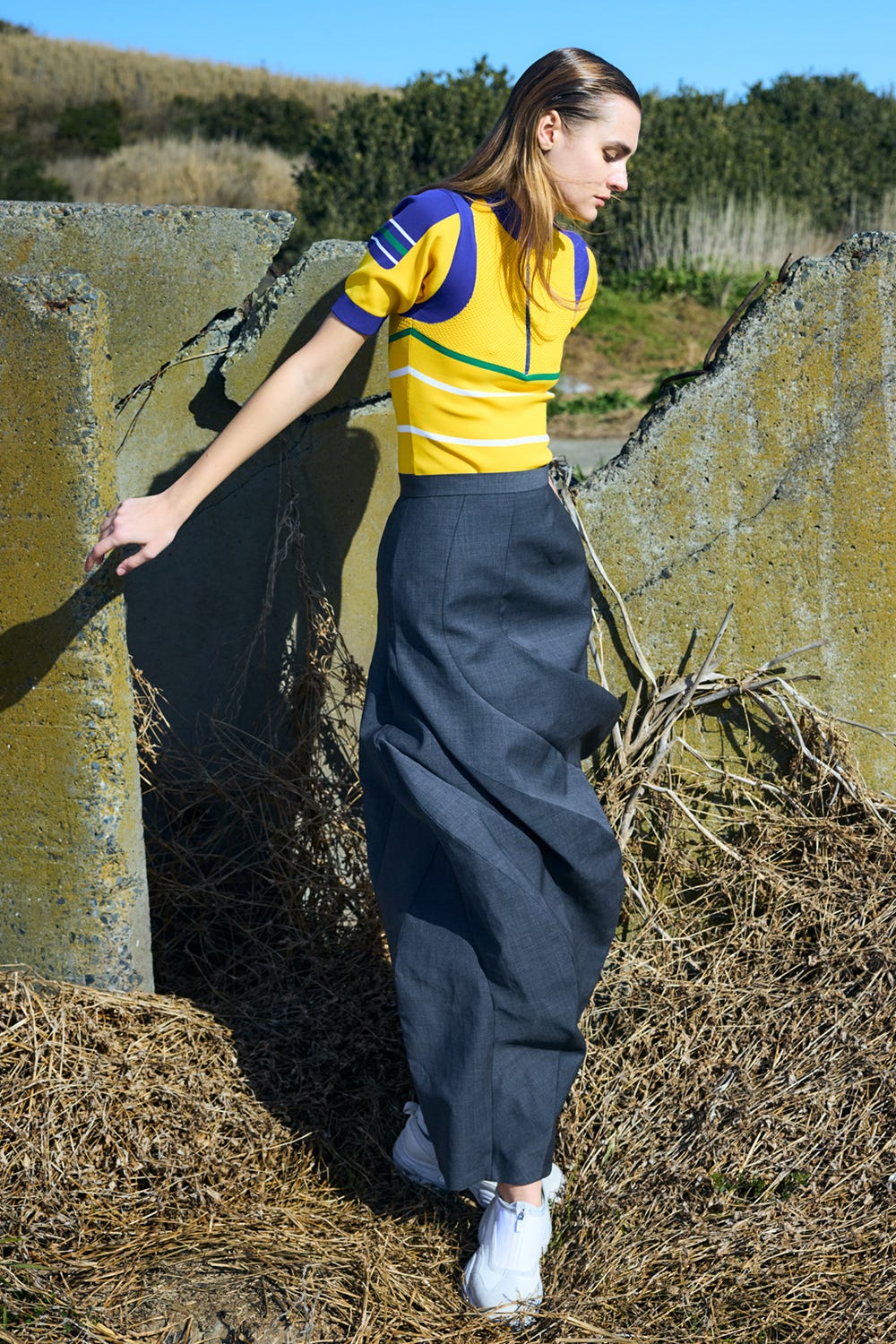 ridge line skirt Stone S