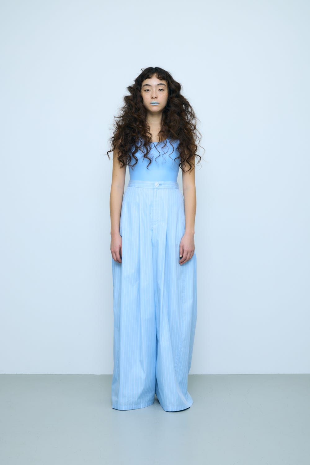 square wide pants Water S