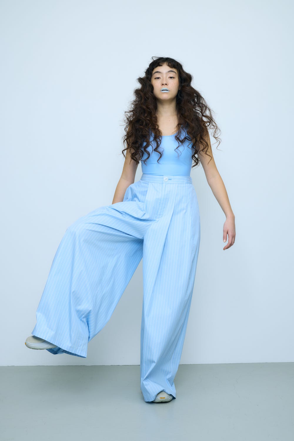 square wide pants Water S