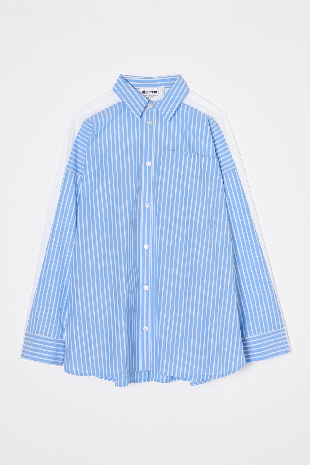 shirt×cut long-sleeves t-shirt Salt M