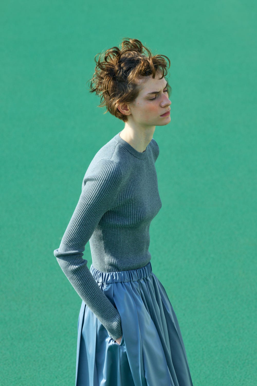 socks elbow pullover Stone M