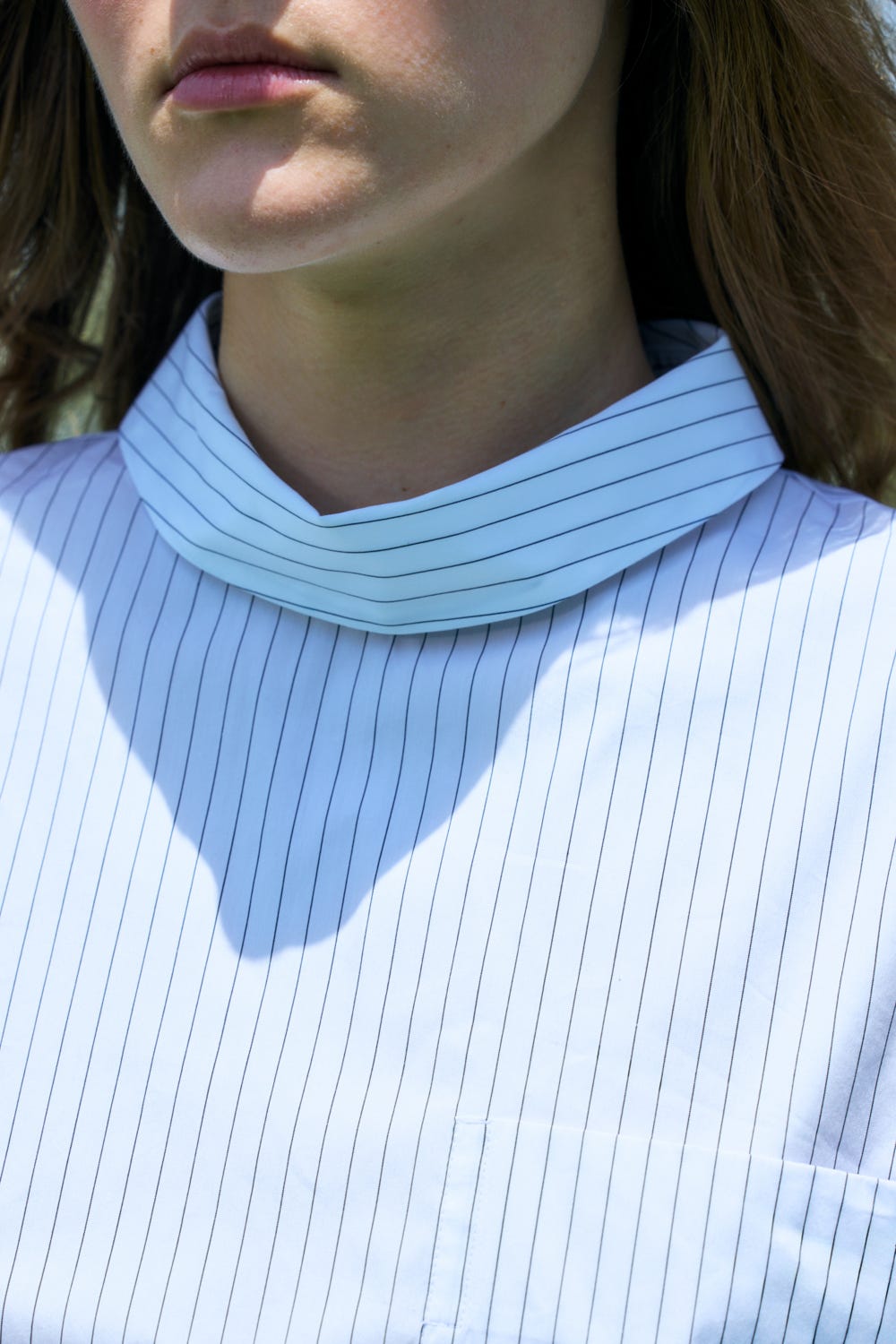 loose bump shirt Salt M