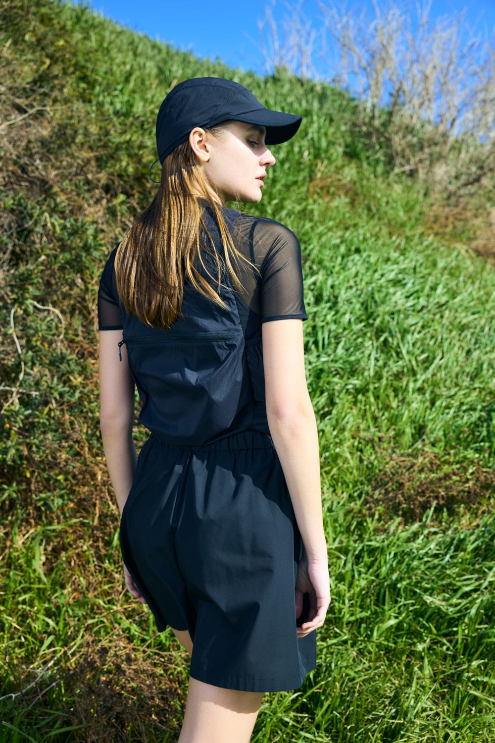 drawstring culottes Black M