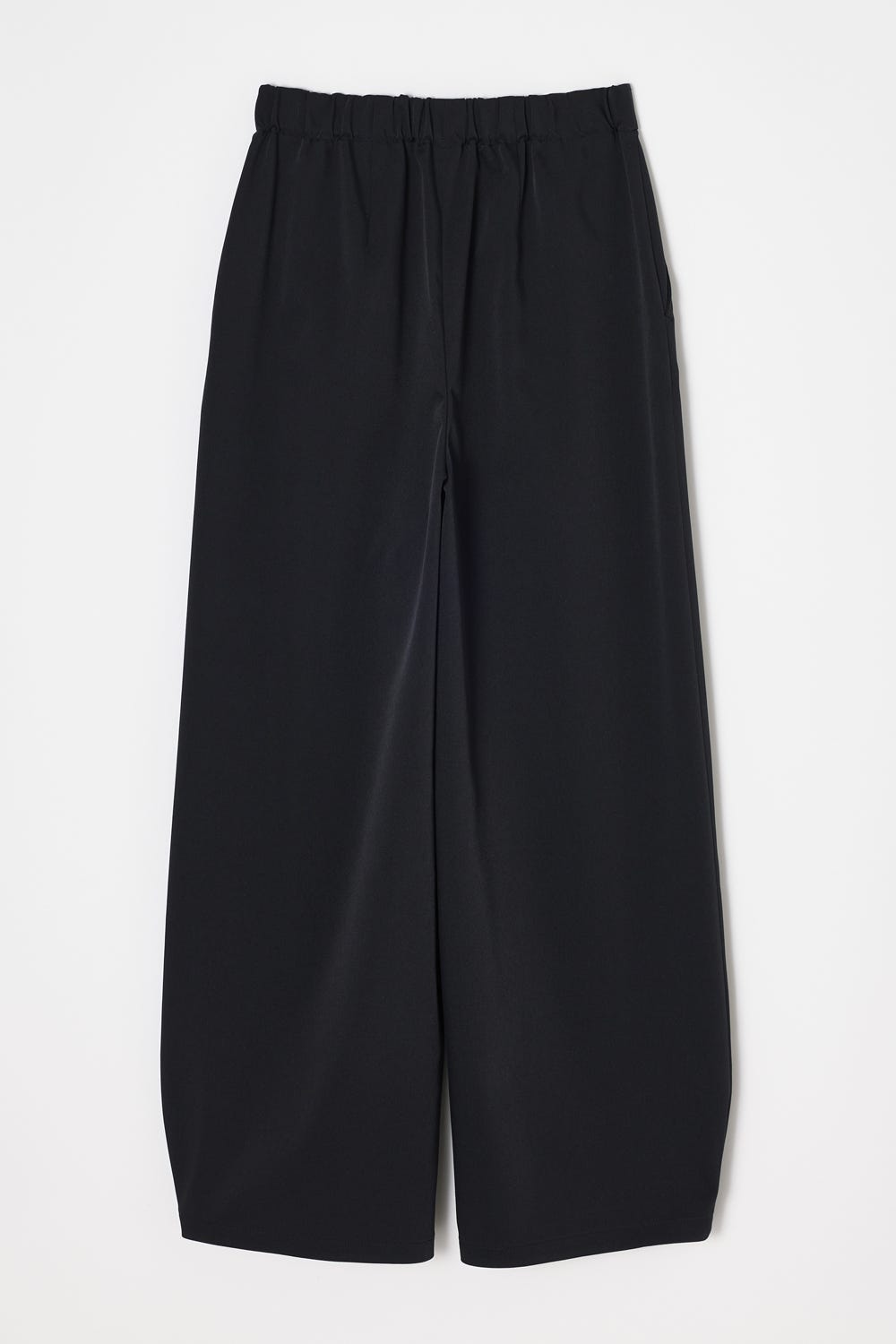 tuck wide trousers Black S