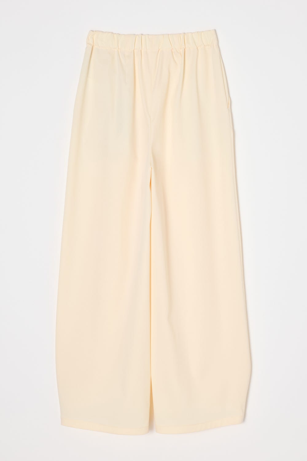 tuck wide trousers Mushroom S