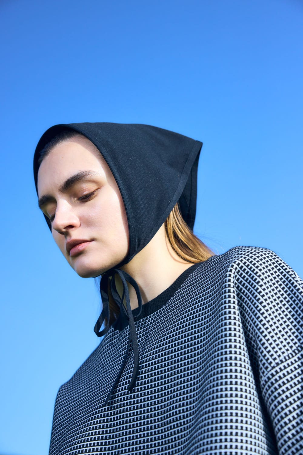 triangle scarf Black M