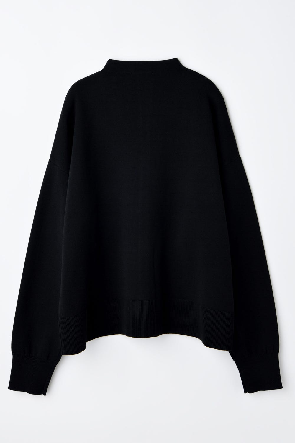 stand cardigan Black M