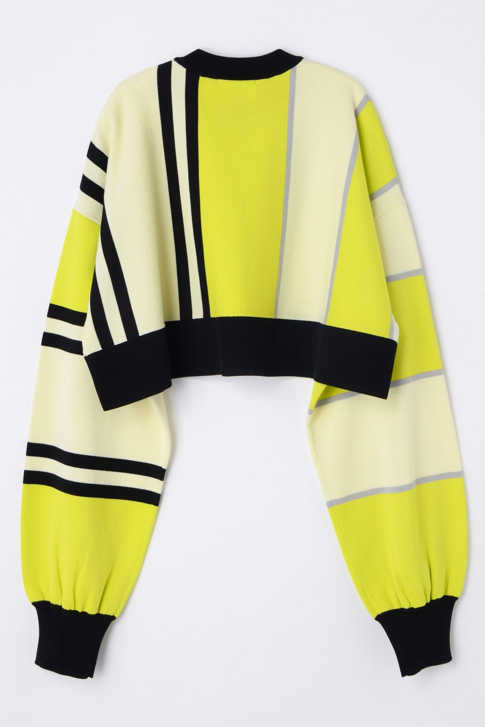 stripe pullover Lime M