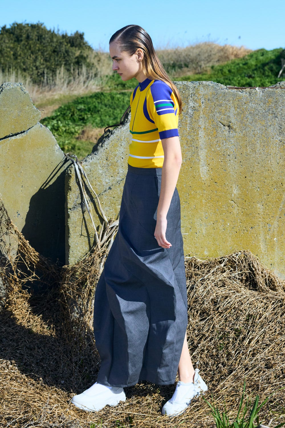 cycling pullover Turmeric M