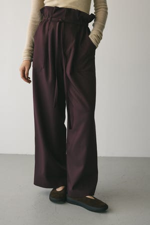 ウエストフリルギャザーパンツ