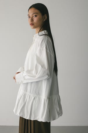 バルーンミニシャツワンピース