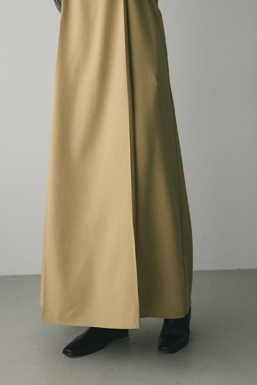 2ピースシャツレイヤードワンピース BEG M