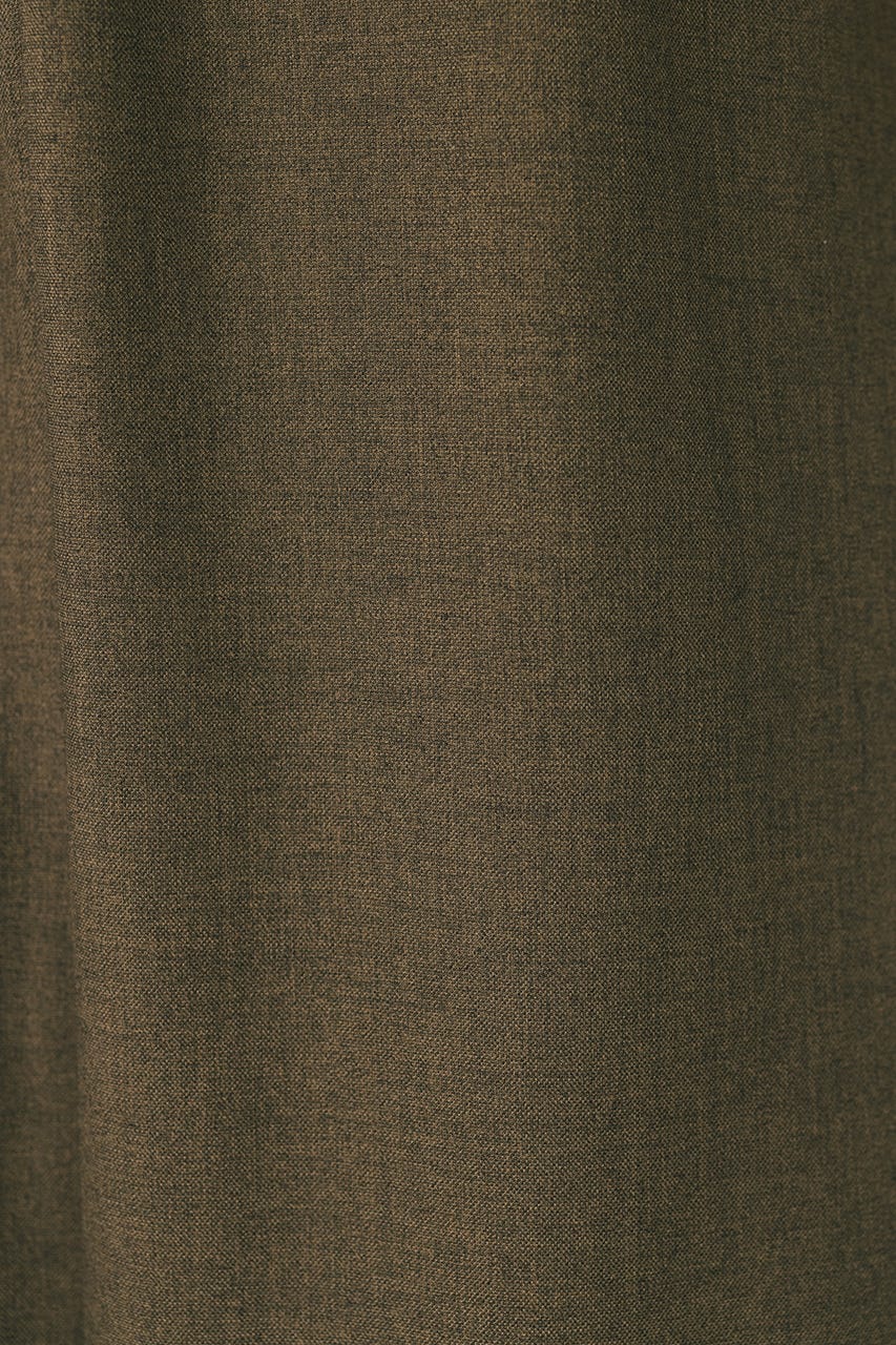 2ピースシャツレイヤードワンピース BRN S