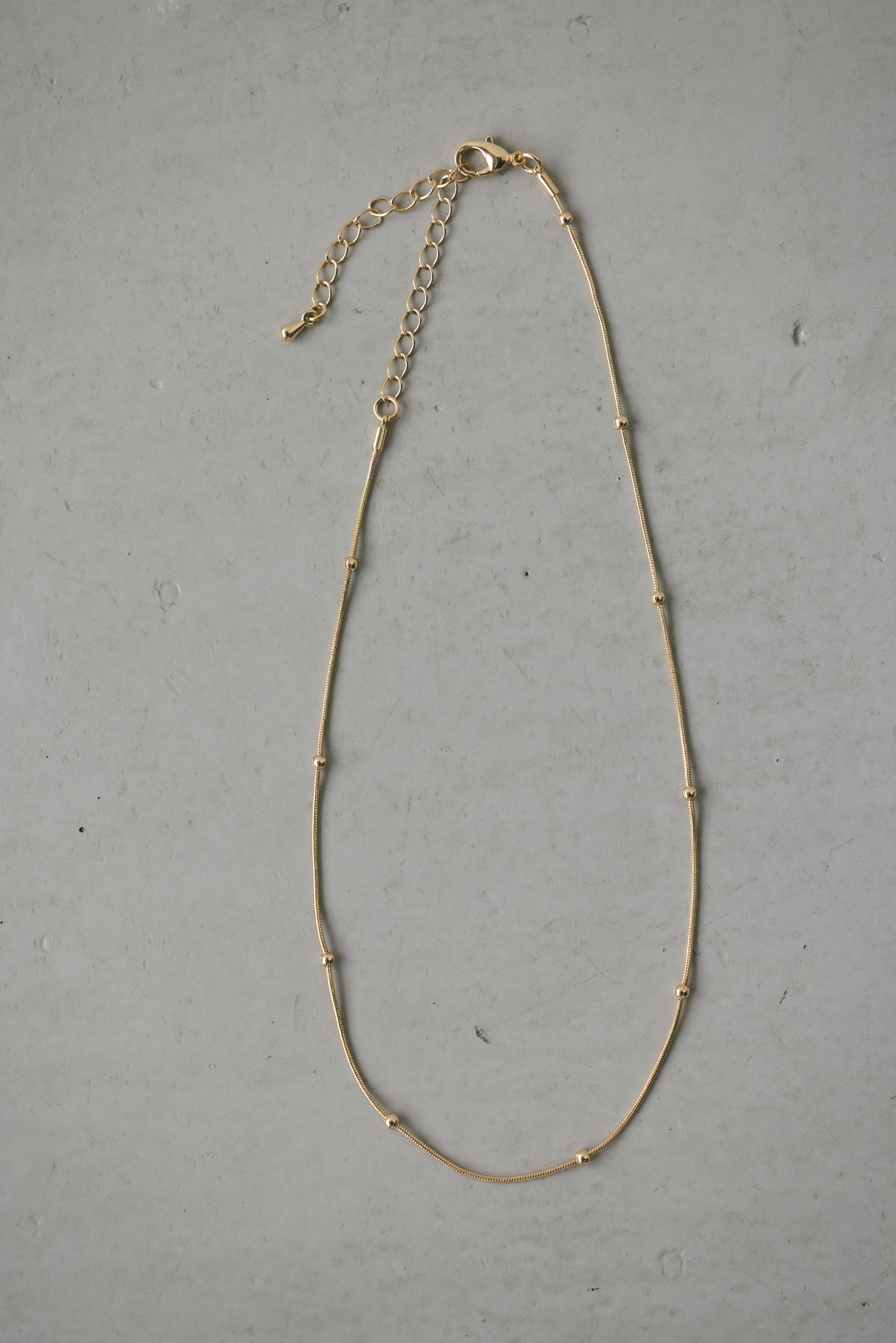 スネイクボールネックレス GLD FREE