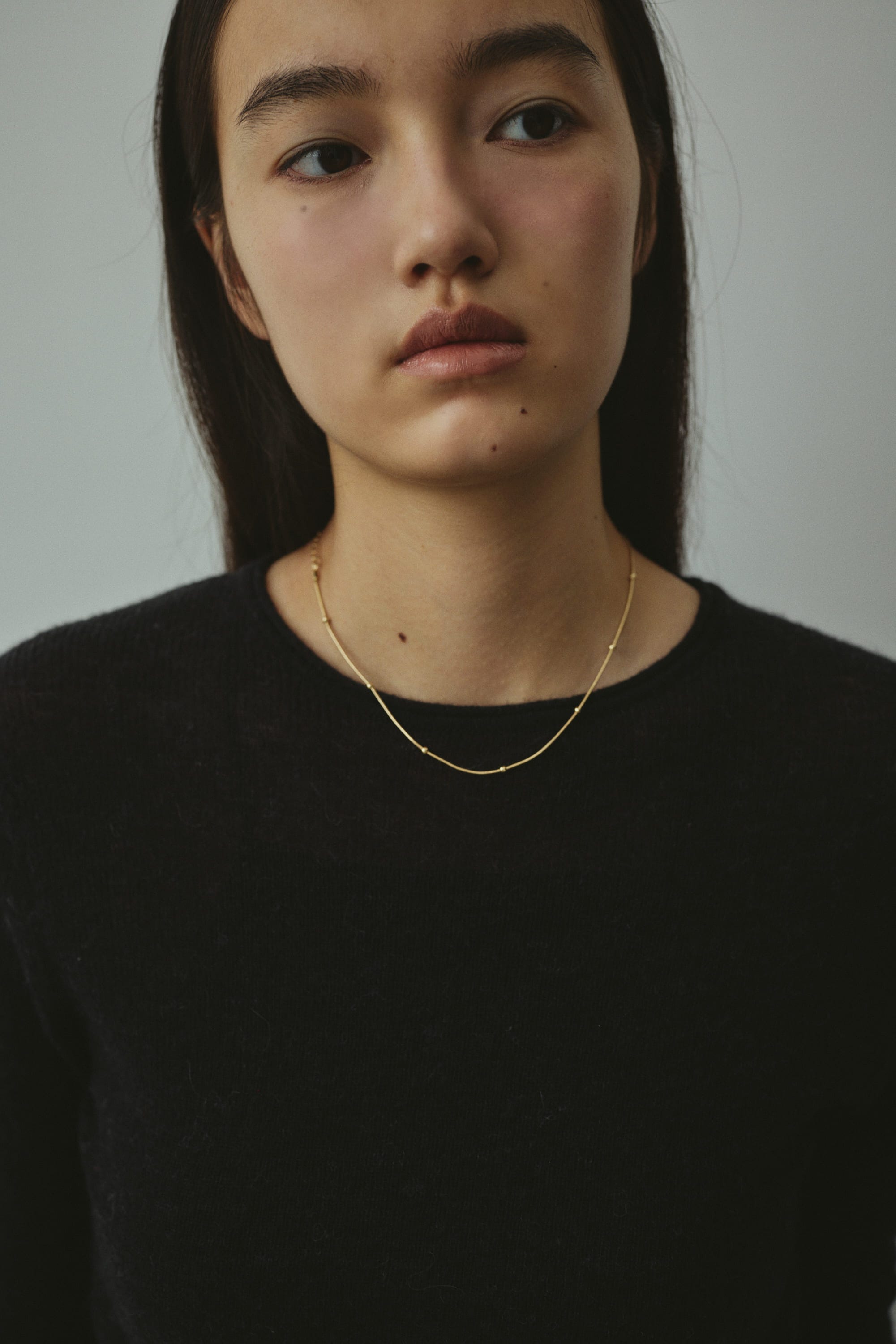 スネイクボールネックレス GLD FREE