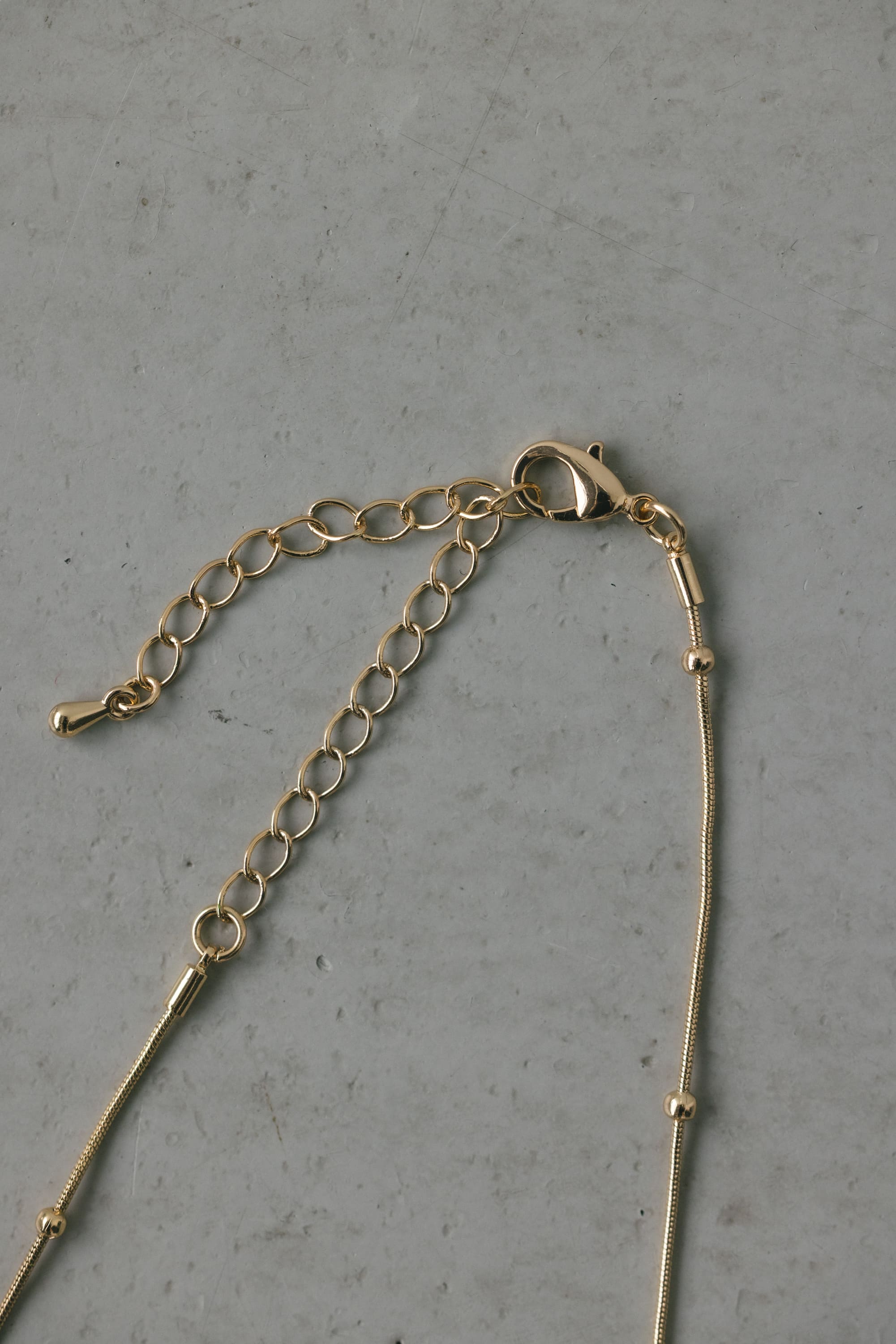 スネイクボールネックレス GLD FREE