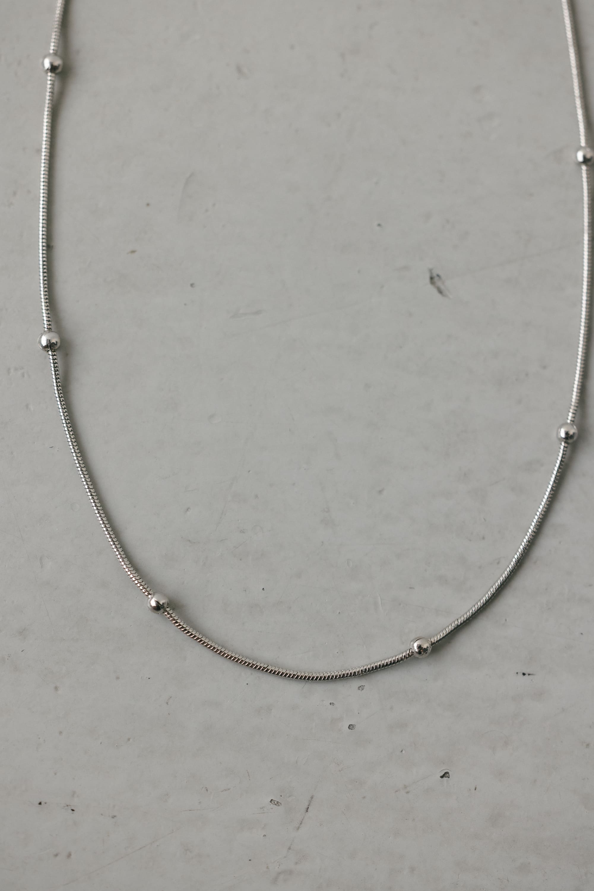 スネイクボールネックレス SLV FREE