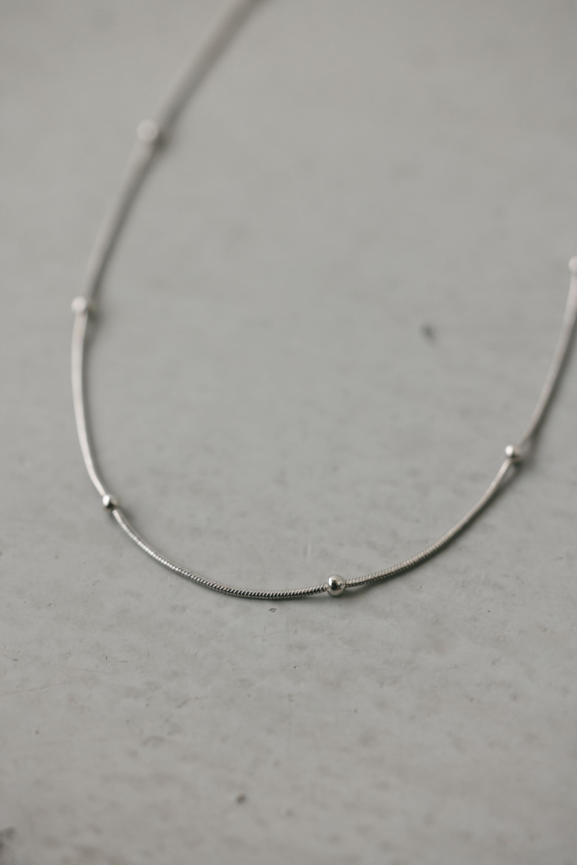 スネイクボールネックレス SLV FREE